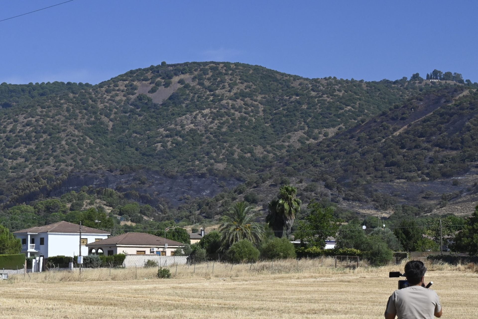 Las mejores imágenes del centro de operaciones para el incendio en la Sierra de Córdoba