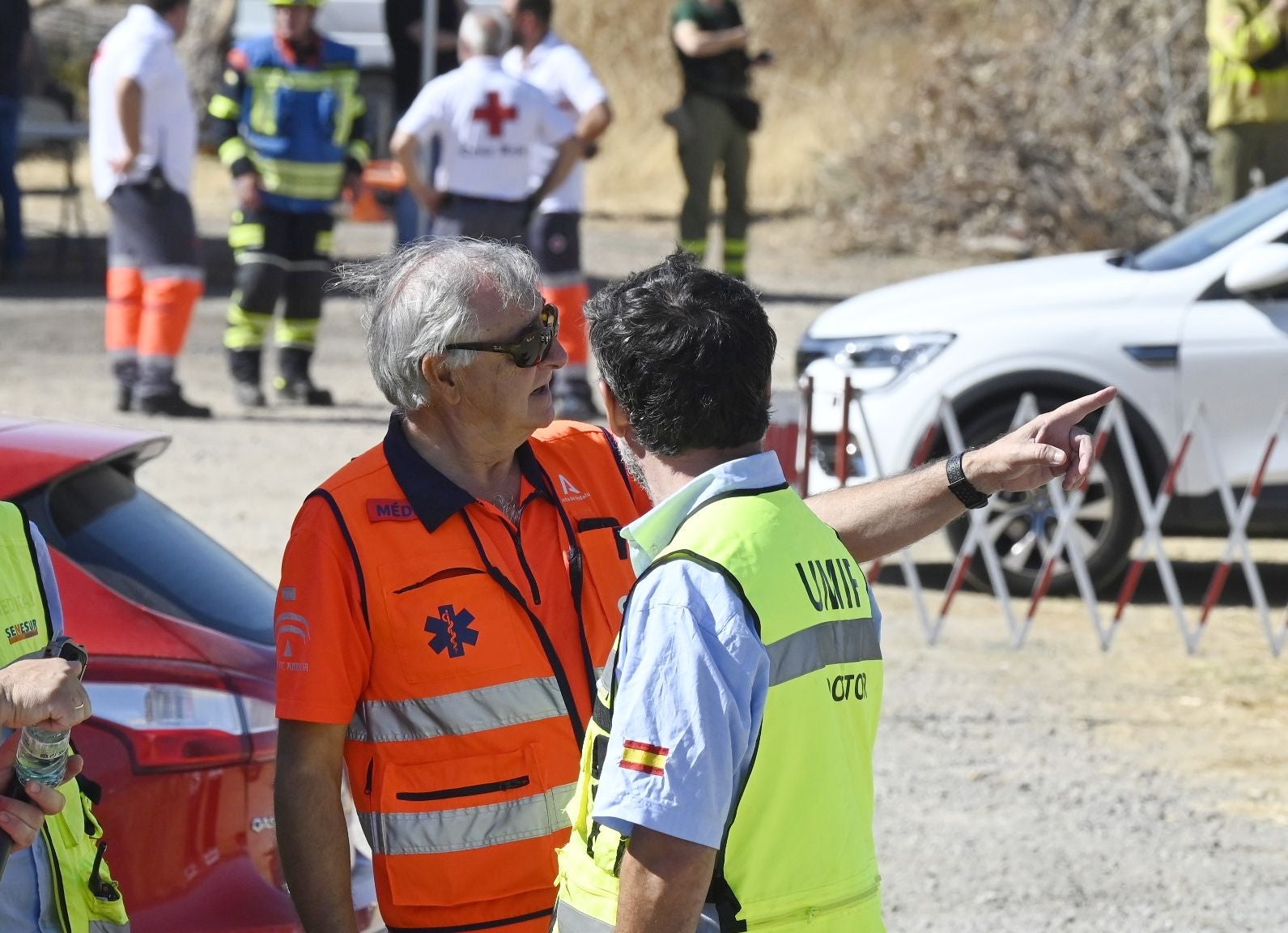 Las mejores imágenes del centro de operaciones para el incendio en la Sierra de Córdoba