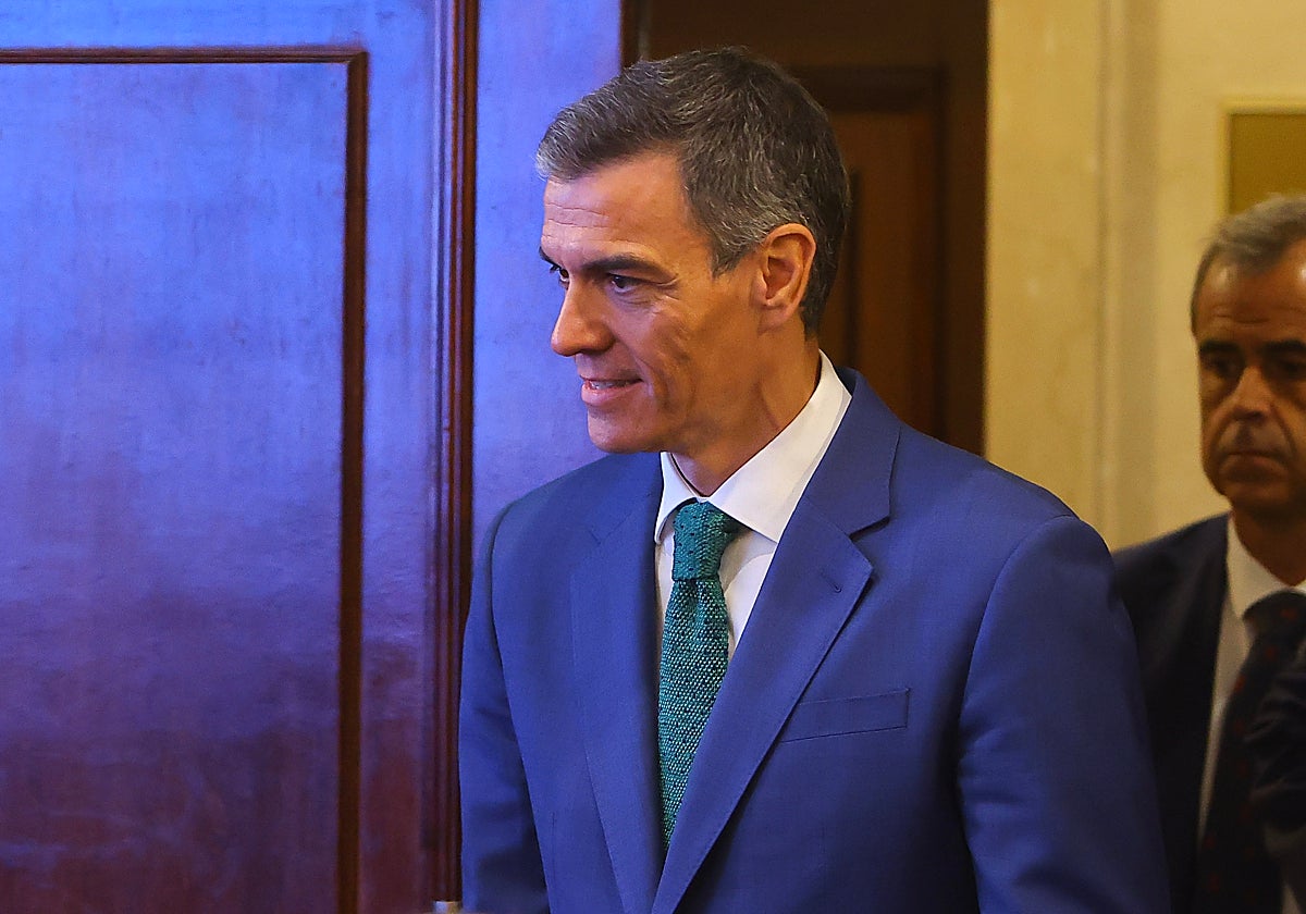 El presidente del Gobierno de España, Pedro Sánchez