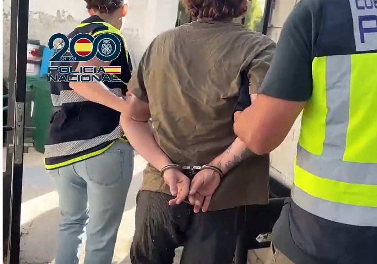 La detención del «fugitivo de los tatuajes» en Madrid