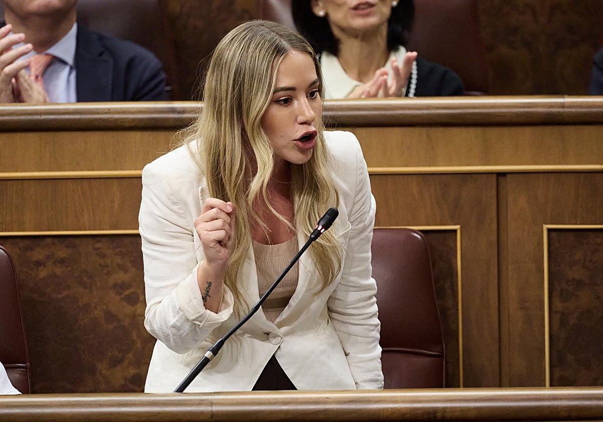 Noelia Núñez en el Congreso de los Diputados
