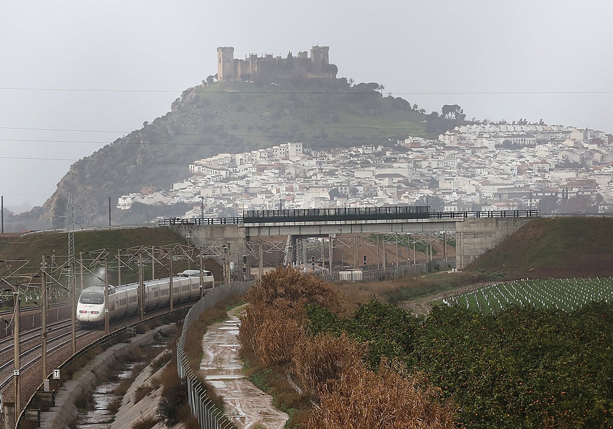 Obras del bypass en Almodóvar del Río