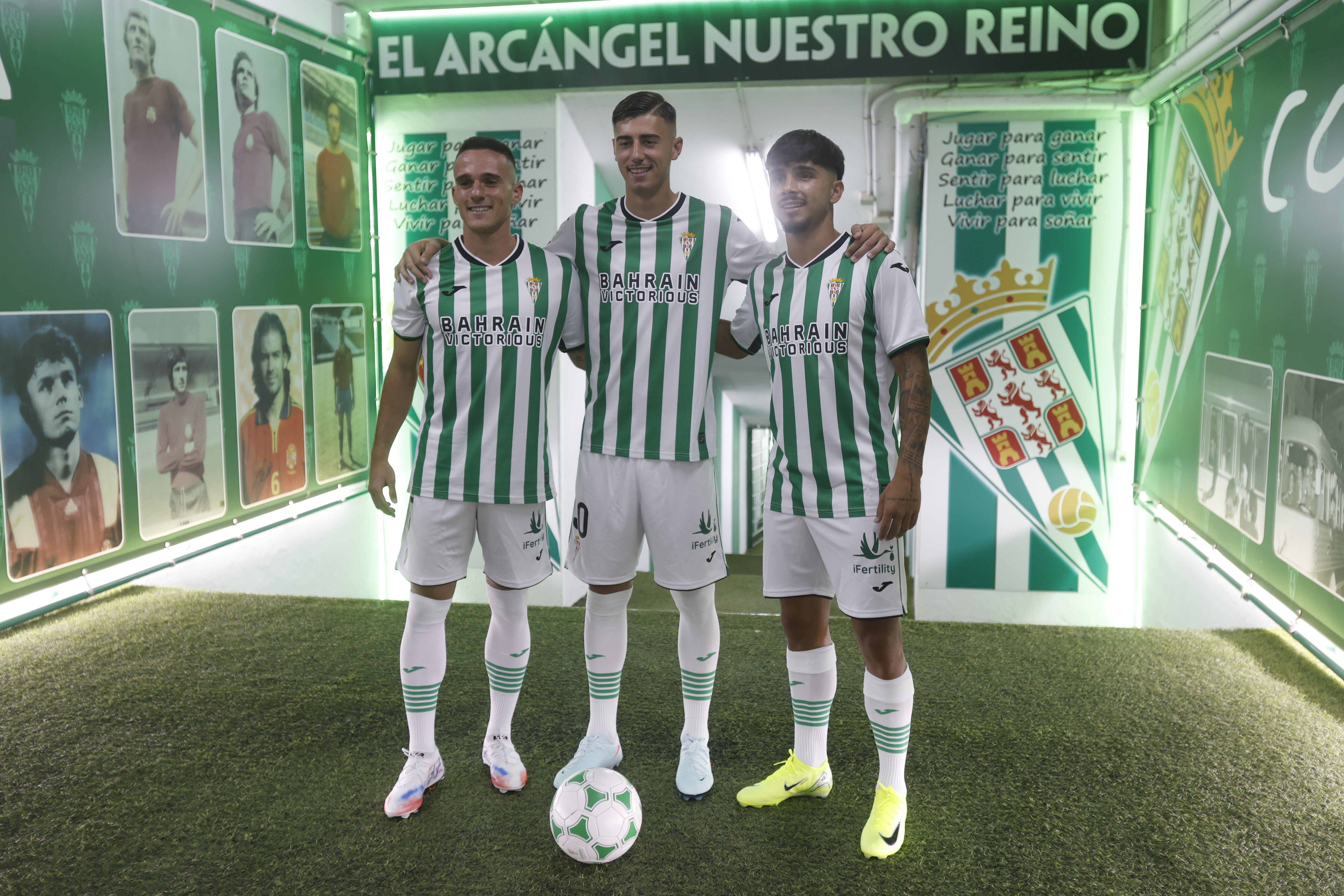 Las mejores imágenes de la presentación de Kevin Medina, Dani Requena y Diego Bri con el Córdoba CF
