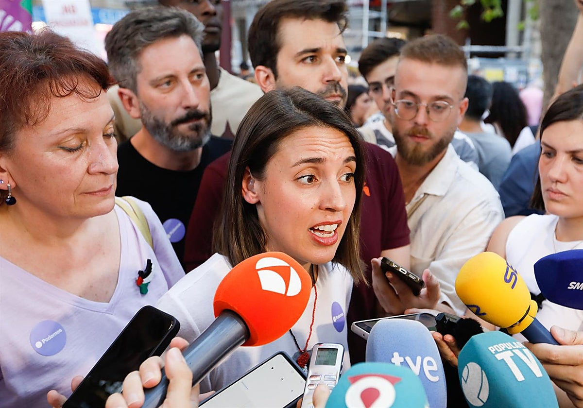 Eurodiputada de Podemos Irene Montero