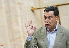 Juanma Moreno pide a los socialistas andaluces que dejen de ser «los últimos del Titanic» de Pedro Sánchez