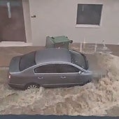 Inundaciones en varios municipios de Albacete por las fuertes tormentas con lluvia y granizo