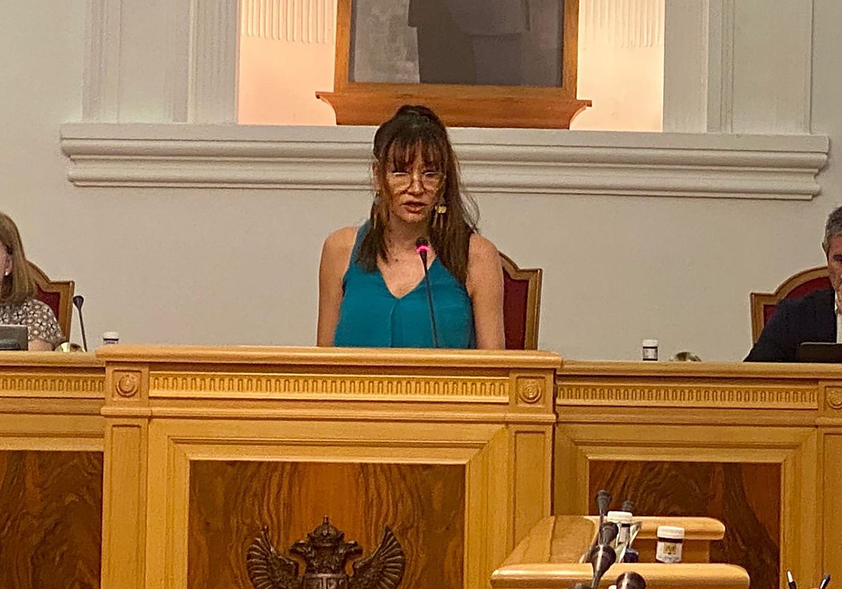 Silvia Verde Sierra, en la imagen, representante de los guías oficiales de turismo autónomos