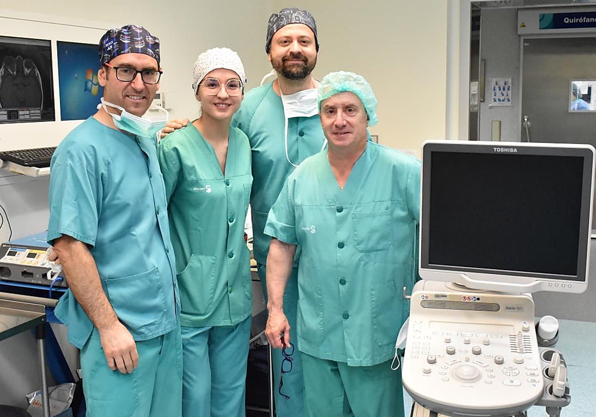 Profesionales del Servicio de Oftalmología del Hospital Mancha Centro