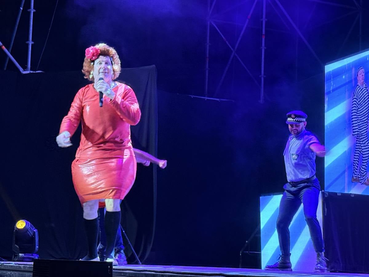 La desternillante actuación de Los Morancos en Lucena, en imágenes