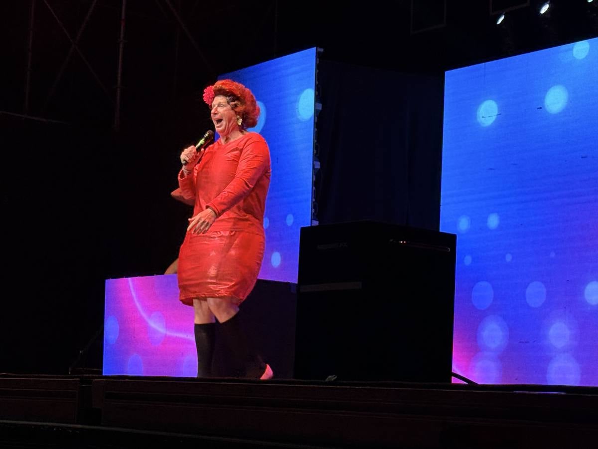 La desternillante actuación de Los Morancos en Lucena, en imágenes