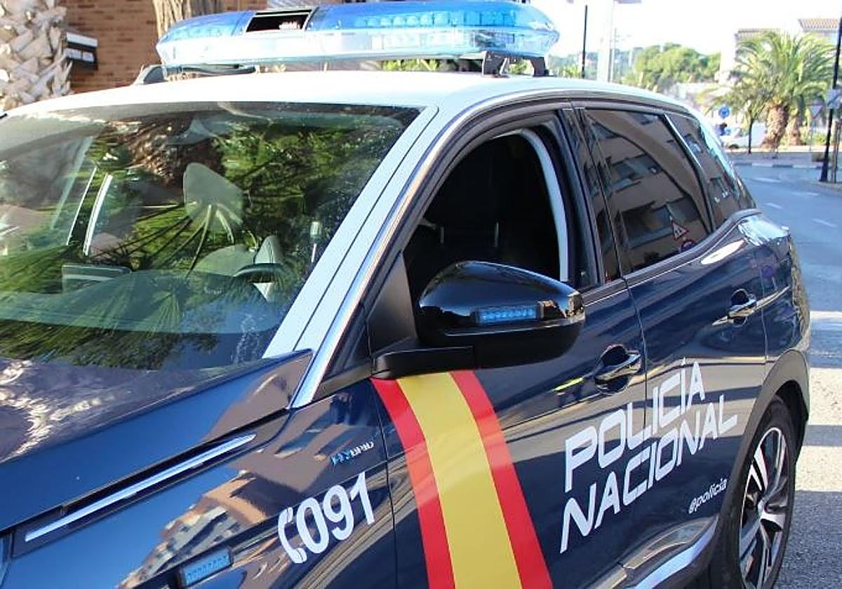 Un coche de la Policía Nacional