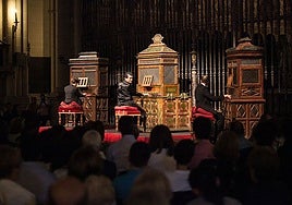 La Catedral de Toledo restaura los carrillones del coro y los incorpora a las batallas de órganos