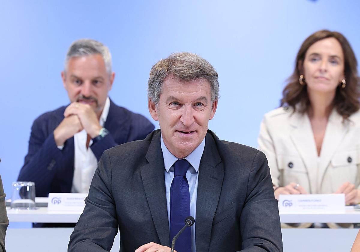 Alberto Núñez Feijóo lo hacía frente a su Comité Ejecutivo Nacional (CEN)