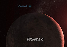 El  'cazador infrarrojo de planetas' descubre una masa en órbita a Proxima Centauri