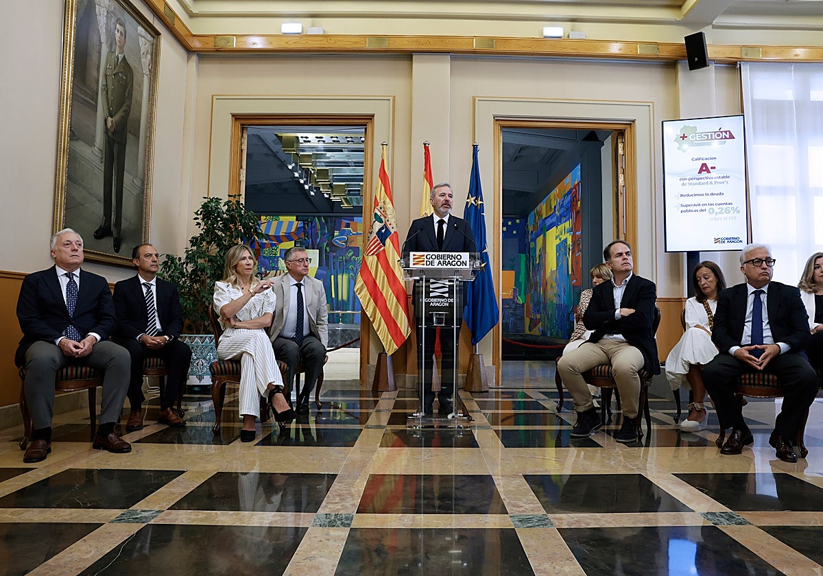 El Gobierno de Aragón, al completo, hoy para hacer balance en el ecuador de la legislatura