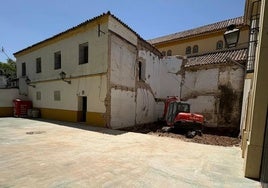 Obras de ampliación de la casa de hermandad de la Merced