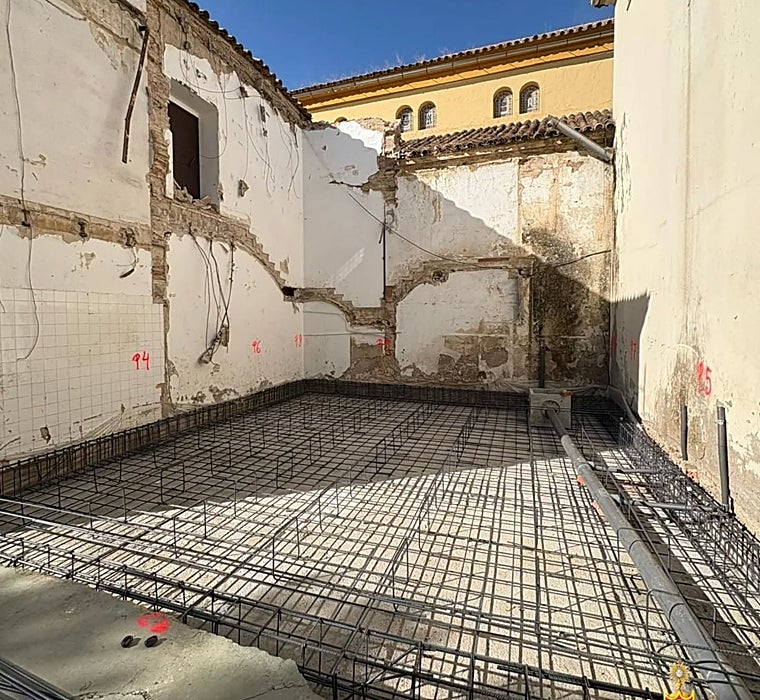 Cimentación del futuro almacén