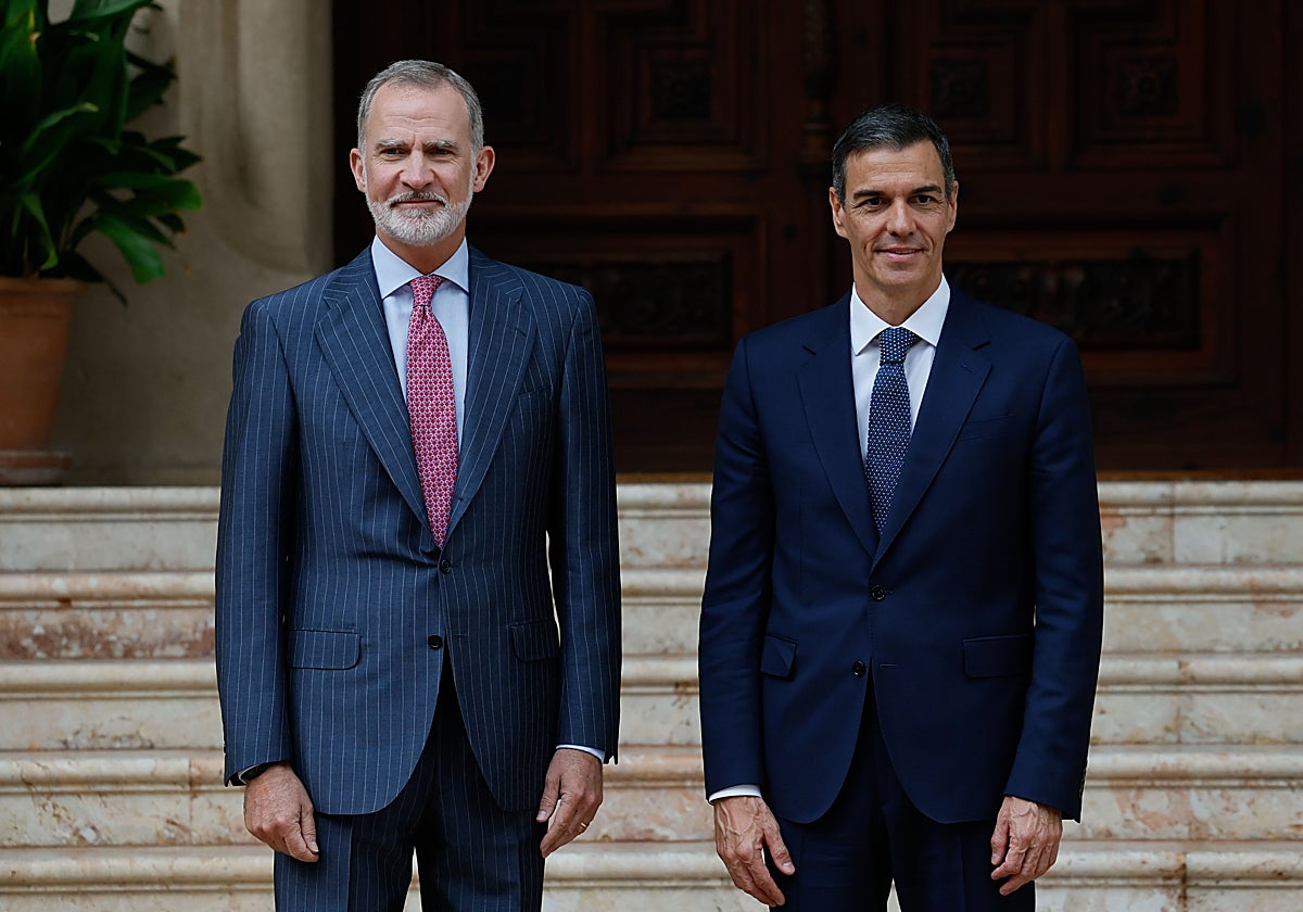 El presidente del Gobierno, Pedro Sánchez, se reúne con el Rey Felipe VI