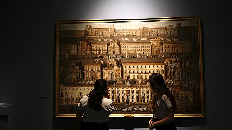 Cuadro del Desfile de Santa Rosalía en Palermo