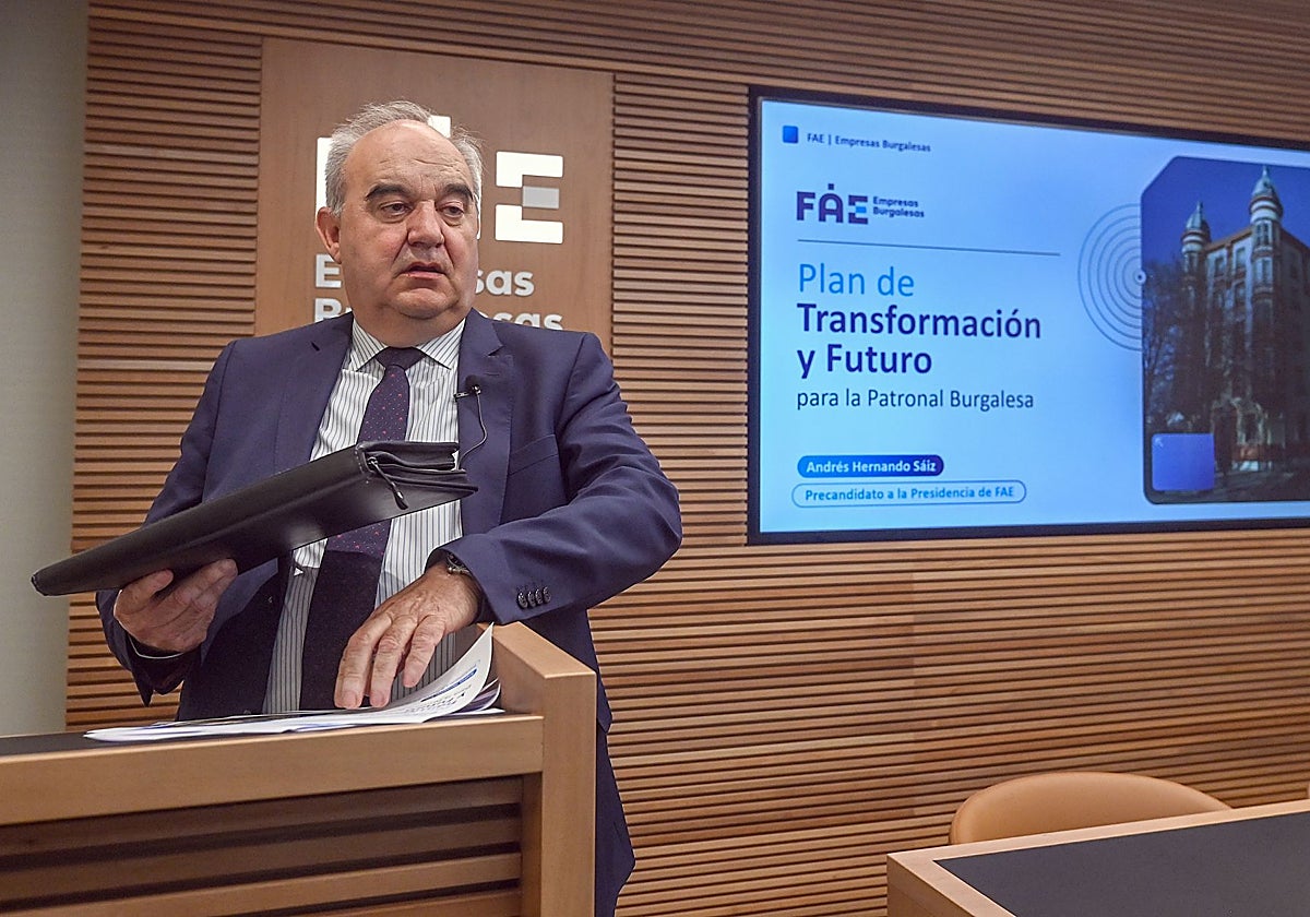 Presentación de la precandidatura a la presidencia de la FAE de Andrés Hernando