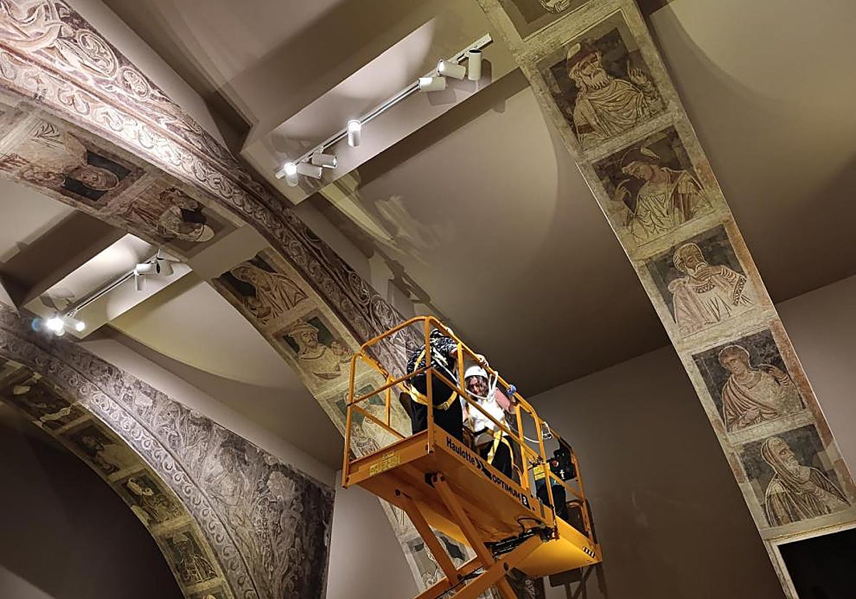 El equipo técnico del Gobierno de Aragón finaliza este miércoles sus trabajos en el MNAC