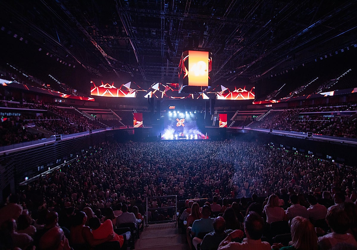 Imagen de la primera prueba operativa del Roig Arena