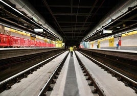 Las obras de renovación de vías de la Línea 4 del Metro de Barcelona cumplen con el calendario previsto