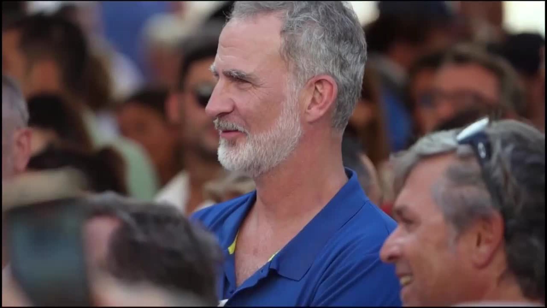 Felipe VI asiste al concierto de Jaume Anglada en el club Náutico de Mallorca