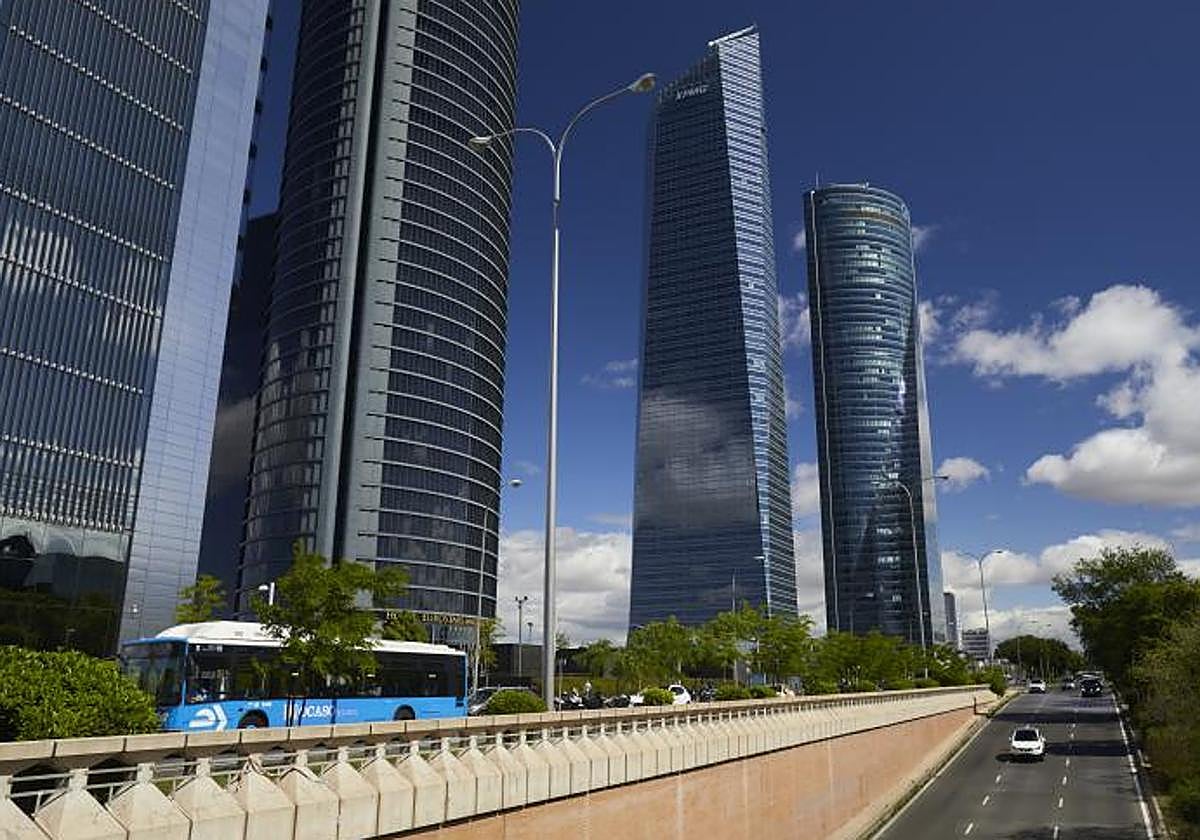 Tramo de paseo de la Castellana afectado por las obras que comenzarán este lunes