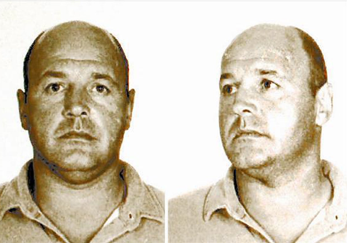 Boris Colin Charrington, en una foto de su ficha policial