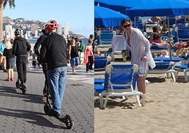 Benidorm acaba con la temporada baja en el turismo con ocio continuo y el cambio climático