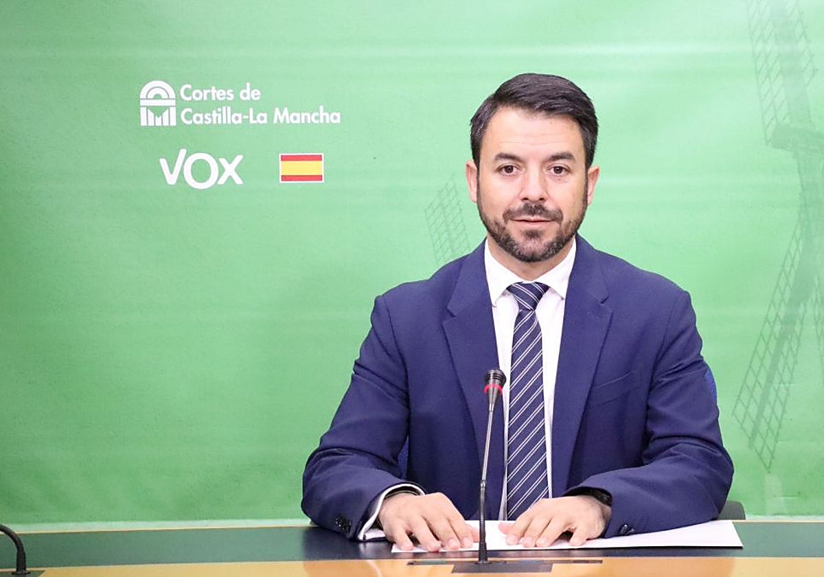 Iván Sánchez, portavoz de Vox en las Cortes regionales