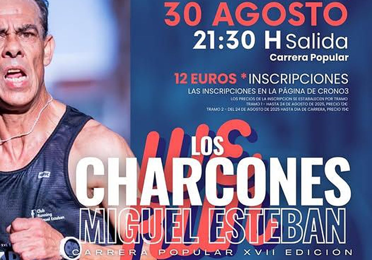 La XVII Carrera Popular &#039;Los Charcones&#039; llega a Miguel Esteban el 29 y 30 de agosto