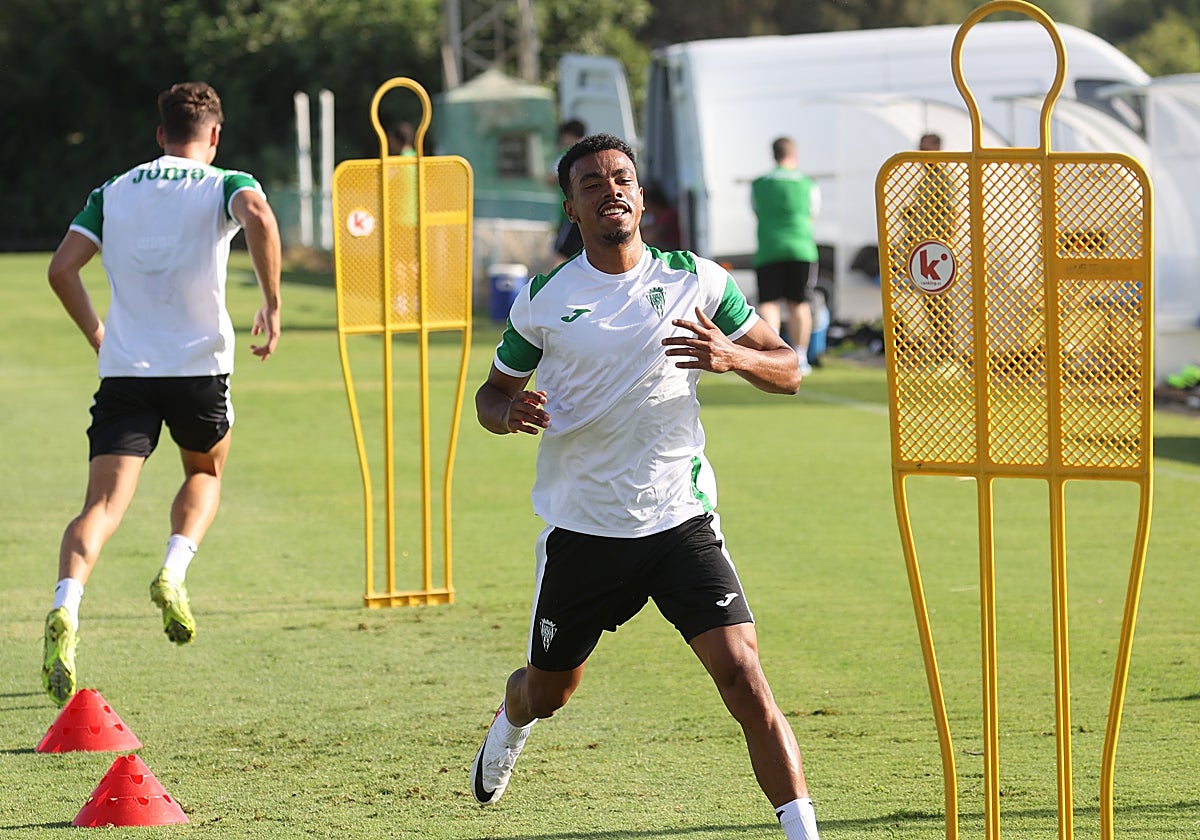Dalisson en un entrenamiento durante la pretemporada