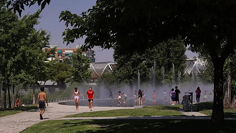 La Playa de Madrid Rio