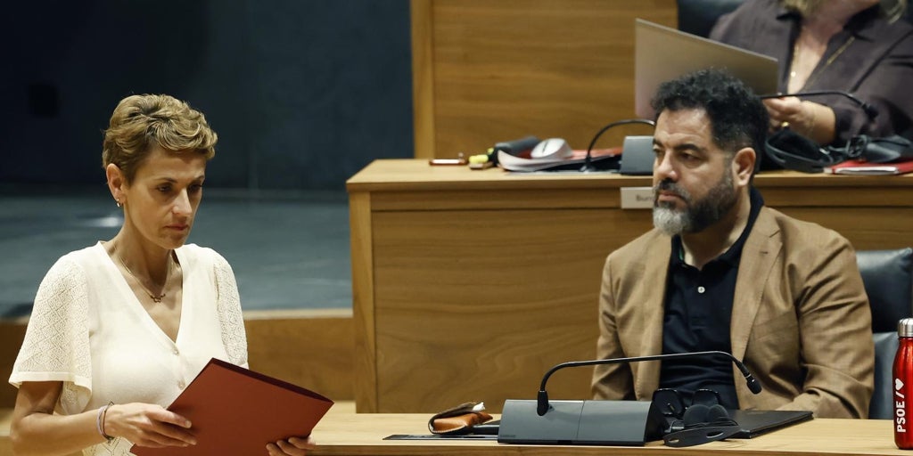 Chivite se libra de comparecer en la comisión del Parlamento navarro sobre la trama Cerdán