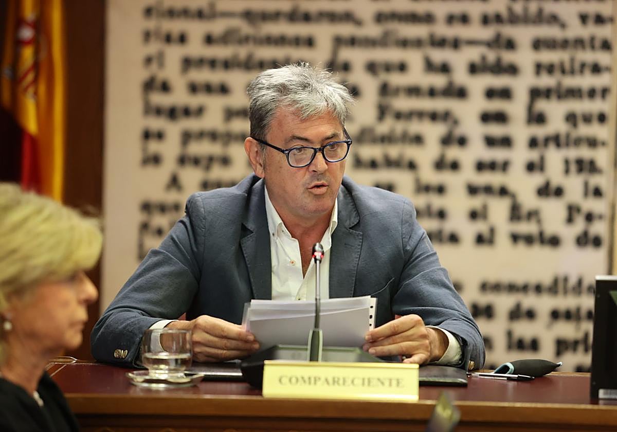 Joseba Antxon Alonso Egurrola, ante la Comisión de Investigación del caso Koldo en el Senado