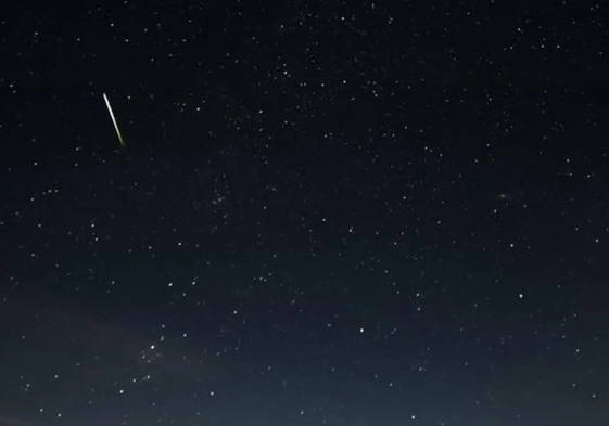 Cielo estrellado durante las Perseidas