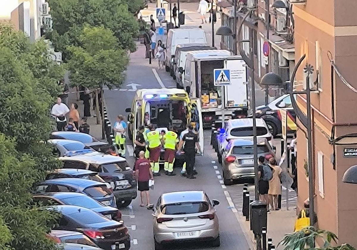 La Policía Nacional y el Summa 112, en el lugar de los hechos