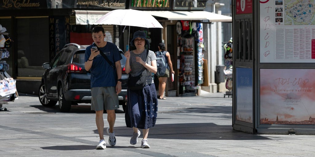 Talavera marca la temperatura más alta de España con 42,7ºC y la Aemet mantiene el aviso naranja por calor en Toledo y Ciudad Real