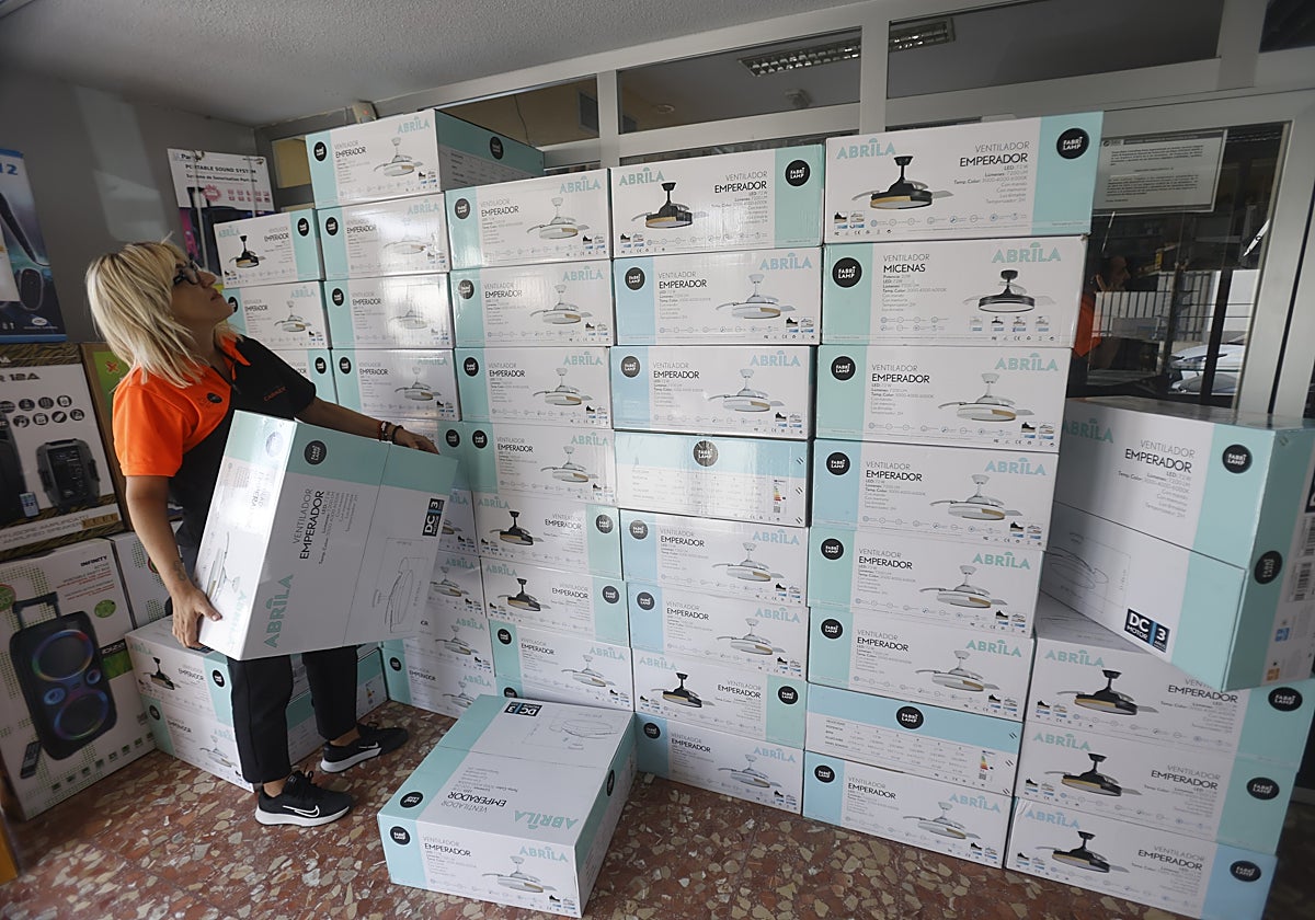 Los ventiladores con aspas retráctiles, el producto estrella del verano