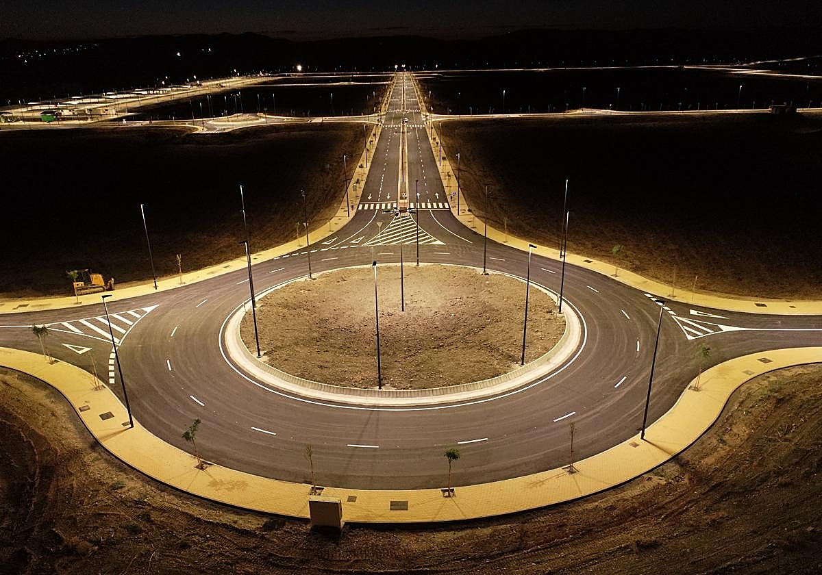 Urbanización de la Base Logística, que acometieron Sepisur y Sorigué