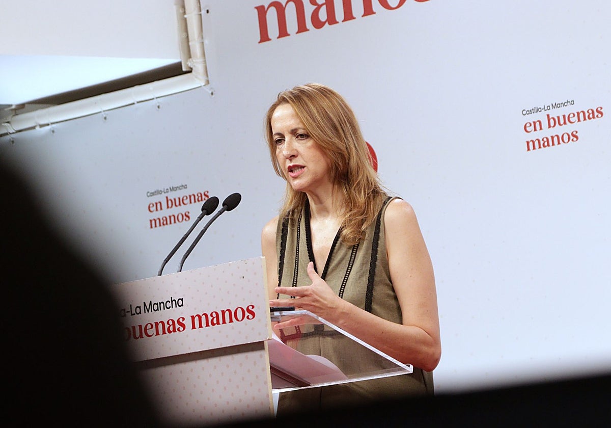 Cristina Maestre, portavoz del PSOE de CLM