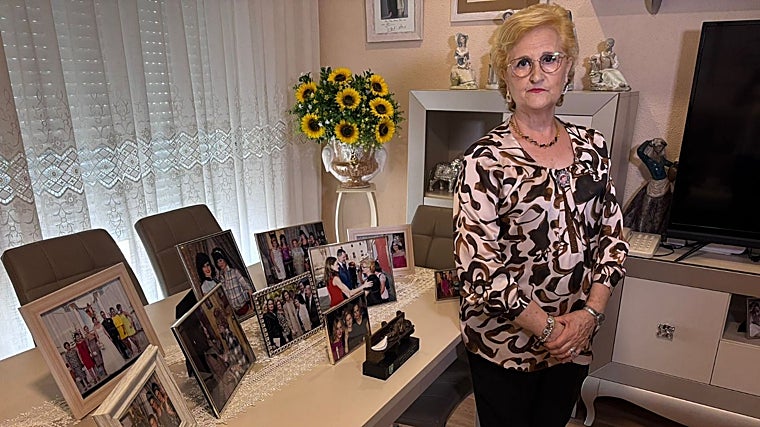 María Chamón en su casa de Cuenca