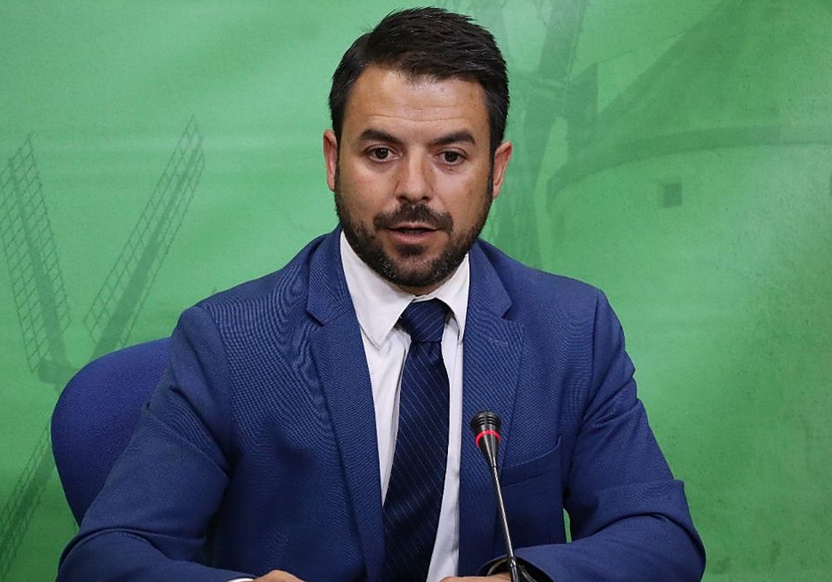 El portavoz del grupo parlamentario VOX en las Cortes de Castilla-La Mancha, Iván Sánchez