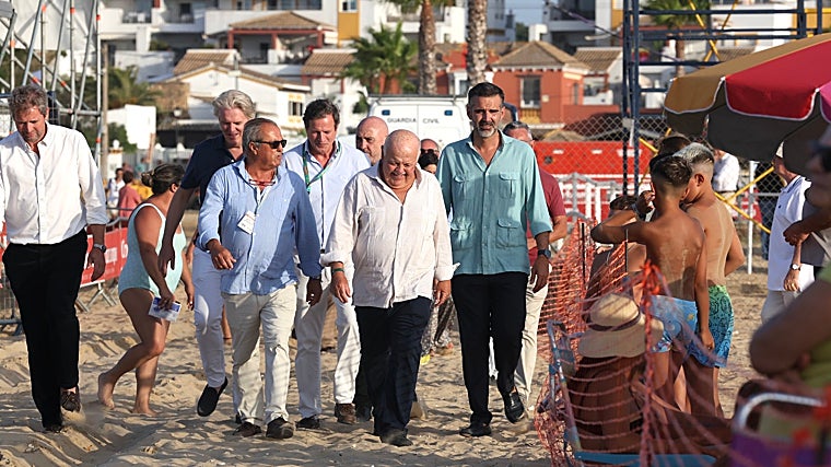Jesús Aguirre, presidente del Parlamento de Andalucía, estuvo presente en Sanlúcar de Barrameda