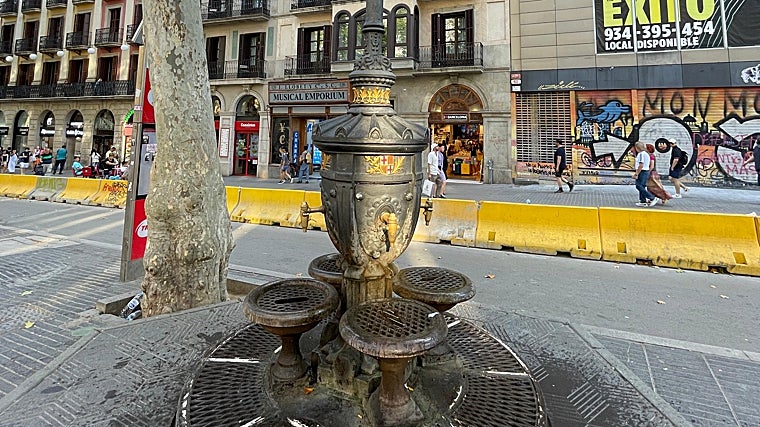 La original, en las Ramblas de Barcelona