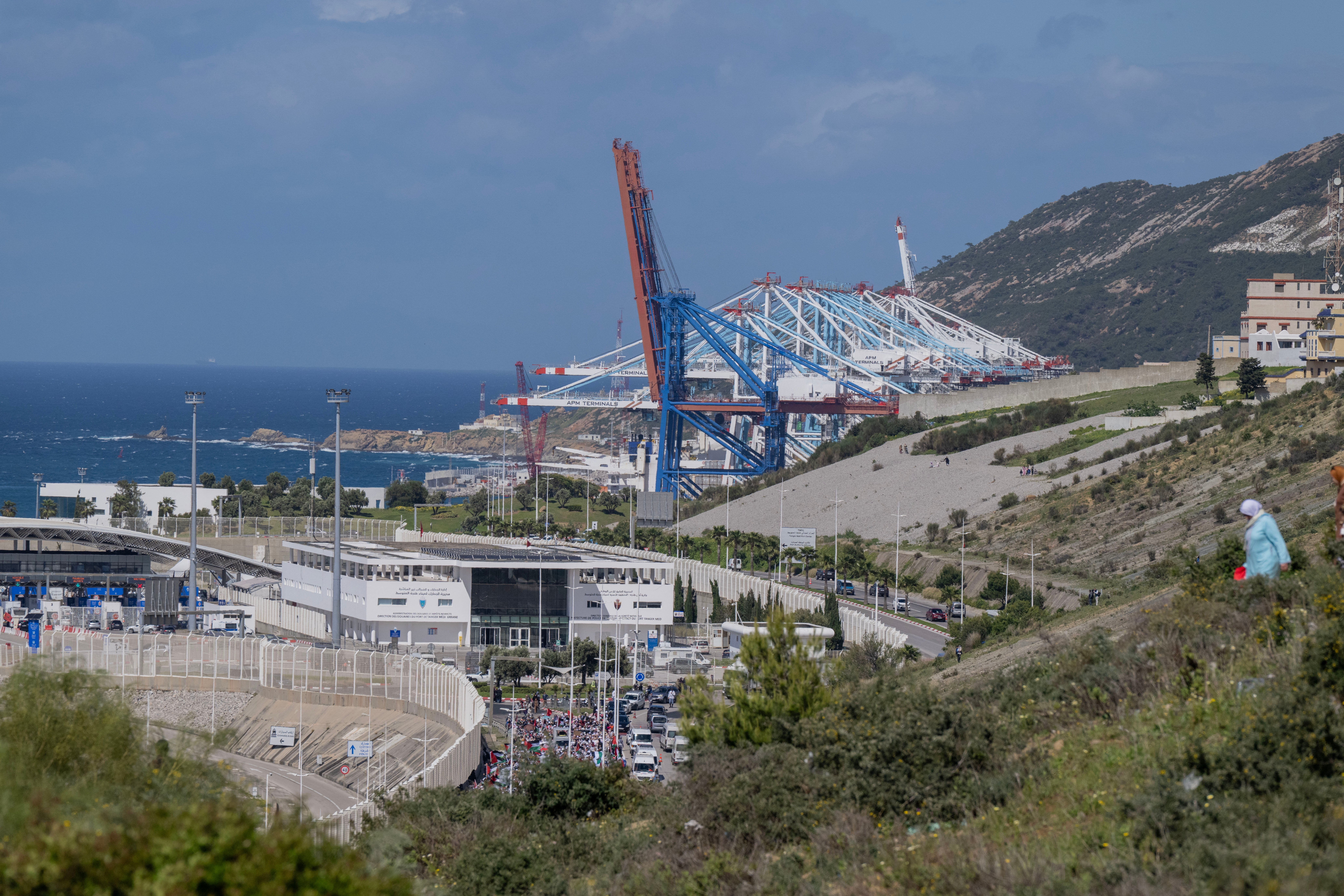 La terminal de pasajeros del puerto de Tánger-Med