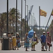 La Comunidad Valenciana emite una doble alerta especial por la ola de calor de los próximos días