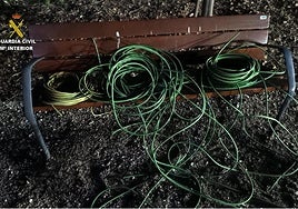 Detenidos en Alovera (Guadalajara) dos hombres sorprendidos robando cable del alumbrado público